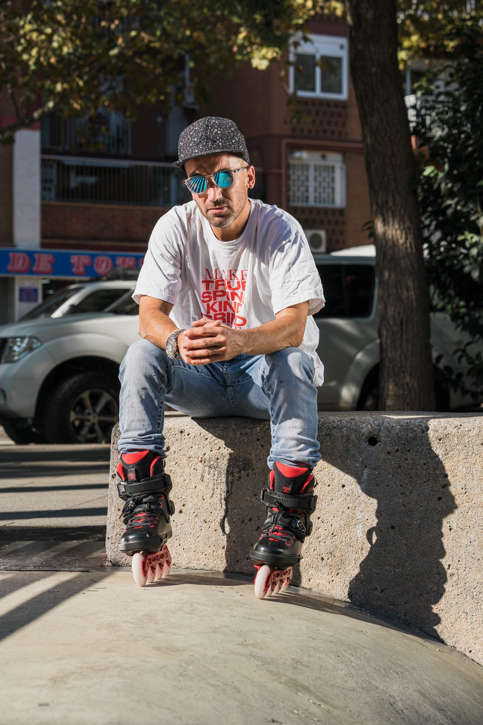 PATINES POWERSLIDE NEXT BLACK RED 80 - Image 9