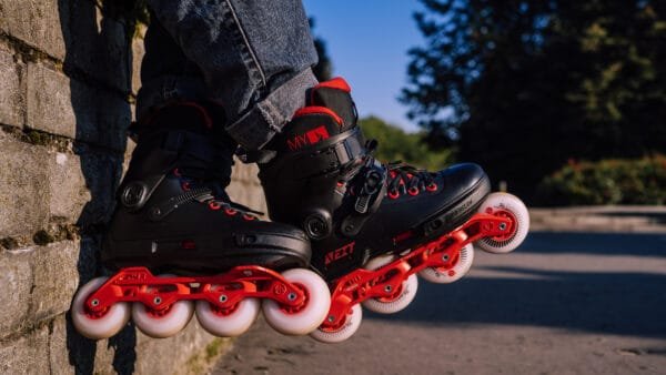 PATINES POWERSLIDE NEXT BLACK RED 80 - Image 6